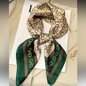 Chain Print Scarf N1375